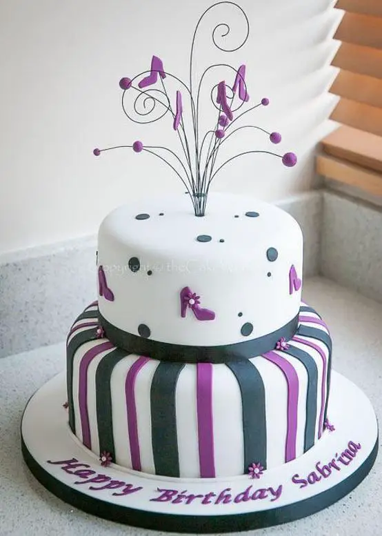 feminine birthday cakes