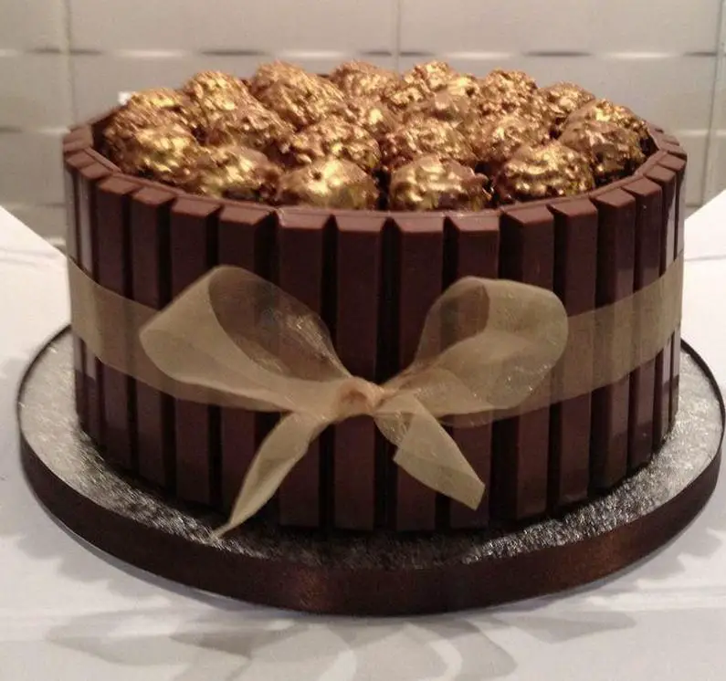ferrero rocher birthday cake