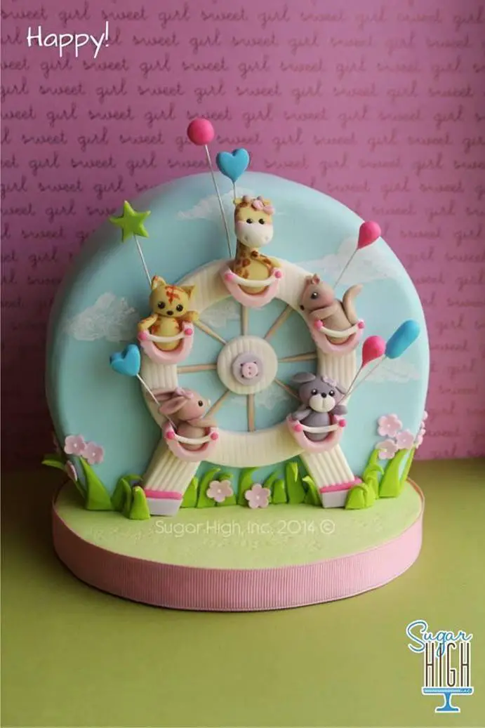 ferris wheel birthday cake