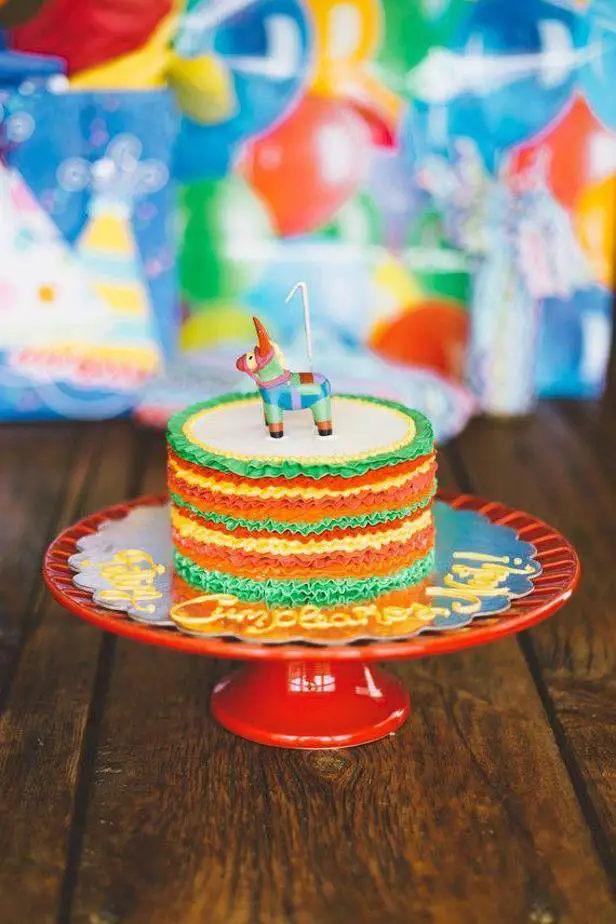 fiesta themed birthday cakes