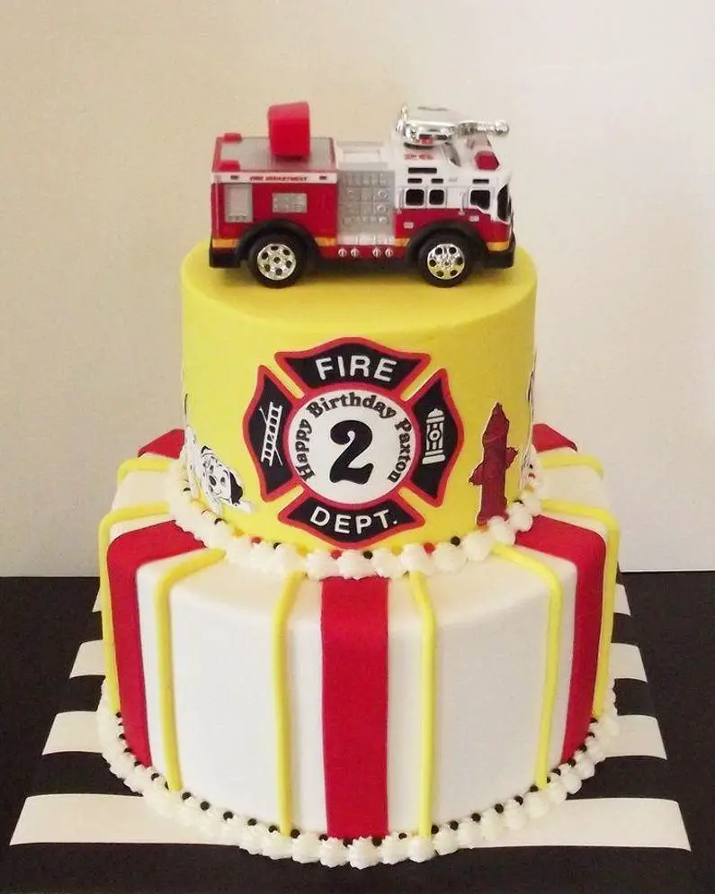 fireman birthday cakes