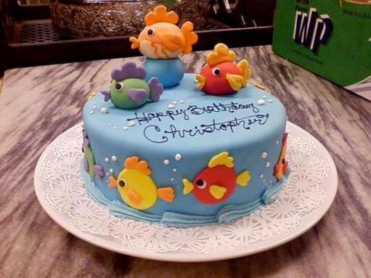 fish birthday cake ideas