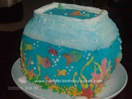 fish bowl birthday cake