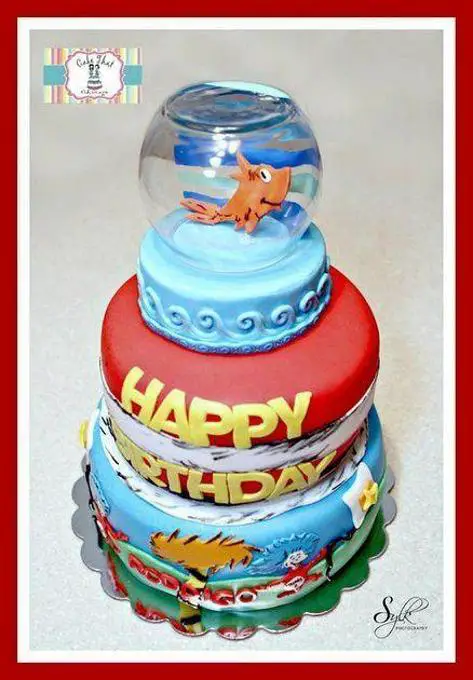 fish bowl birthday cake