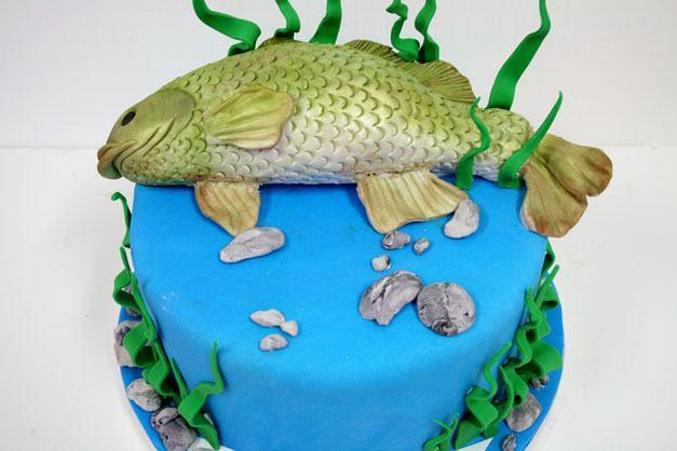 fish design cake birthday