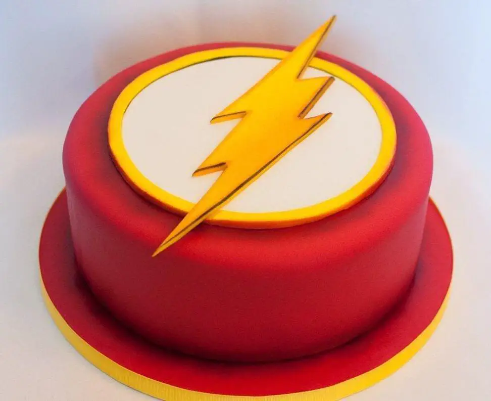 flash birthday cake