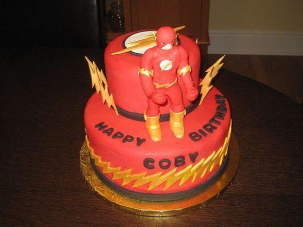 flash birthday cake