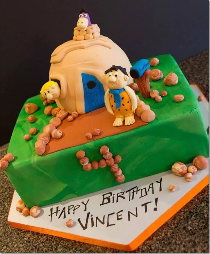 flintstones birthday cakes