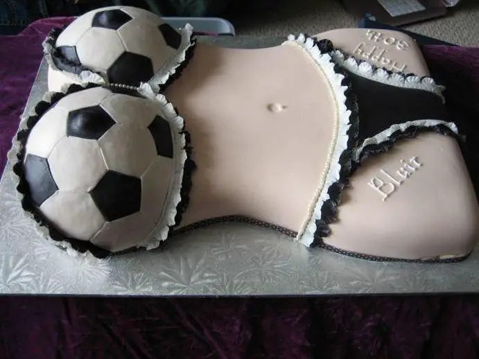 football birthday cakes for men
