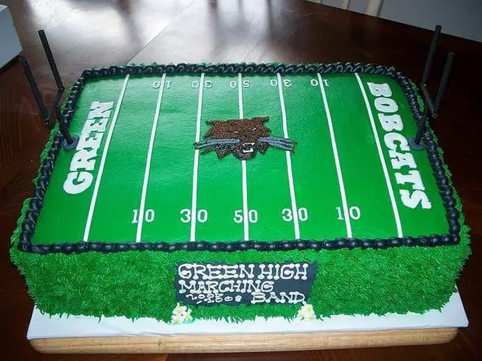 football field birthday cake