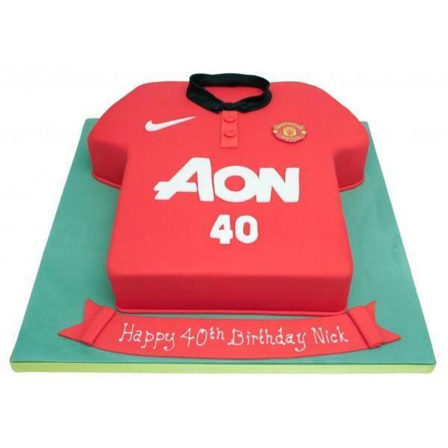 football shirt birthday cake