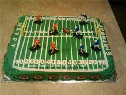football stadium birthday cake