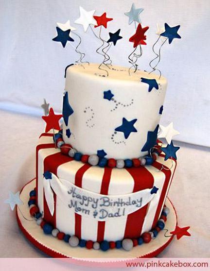 fourth of july birthday cakes