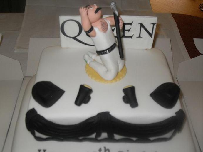 freddie mercury birthday cake