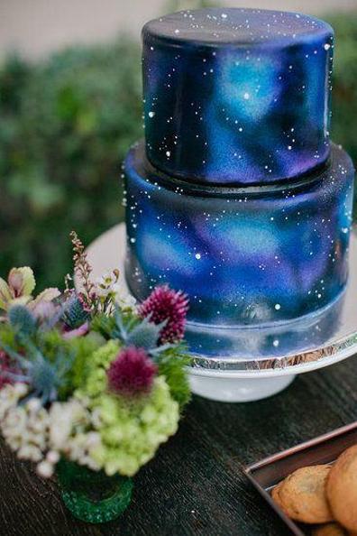 galaxy birthday cake