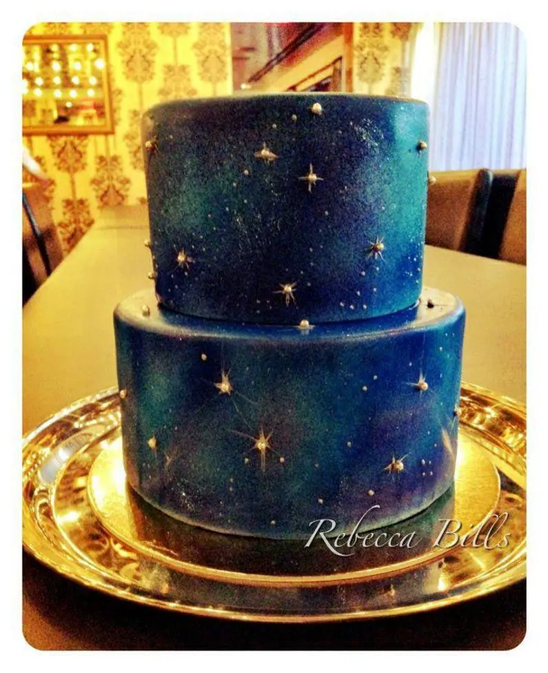 galaxy birthday cake