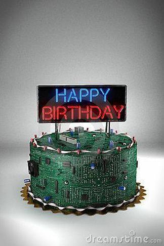 geek birthday cake