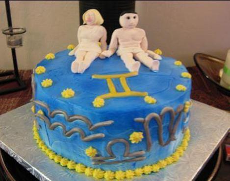 gemini birthday cakes