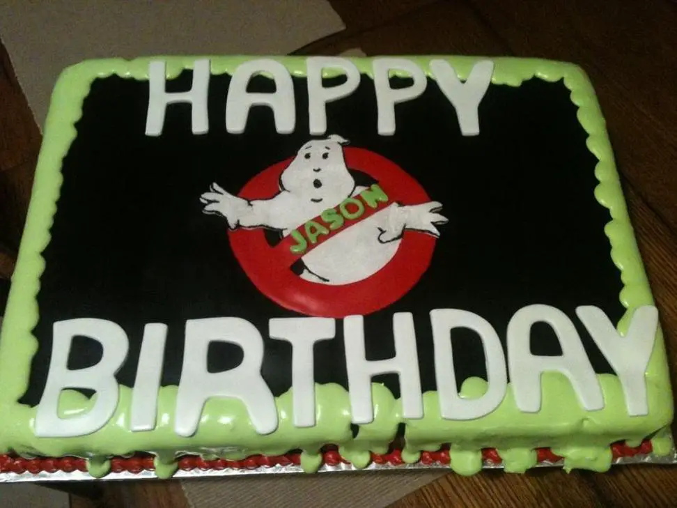 ghost birthday cake