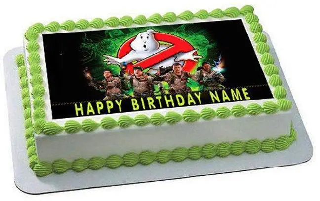 ghostbusters birthday cake