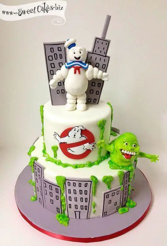ghostbusters birthday cake
