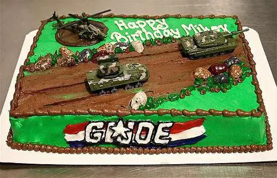 gi joe birthday cake