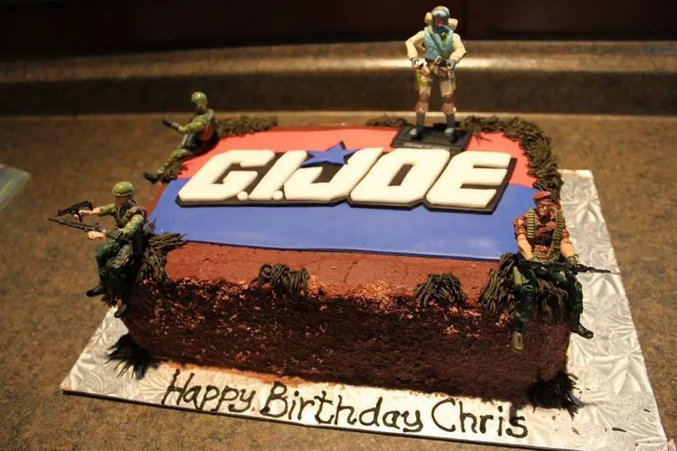 gi joe birthday cake