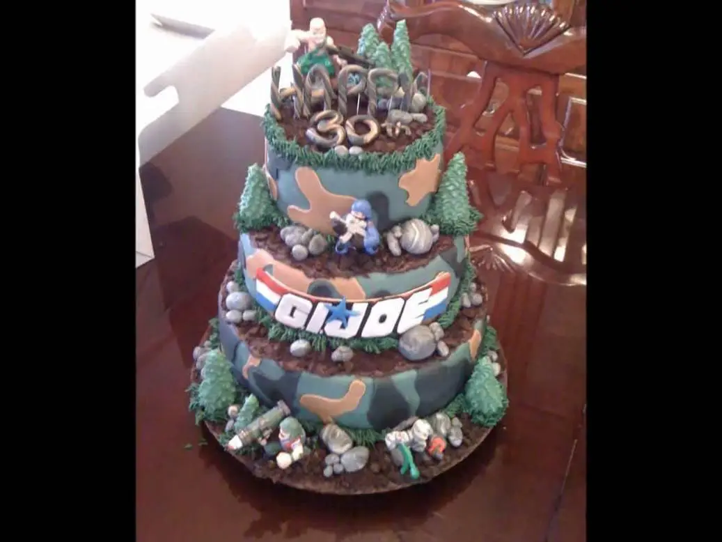 gi joe birthday cake