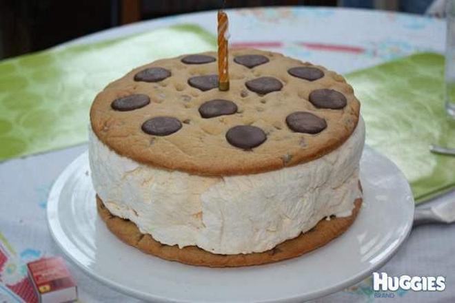 giant cookie birthday cake
