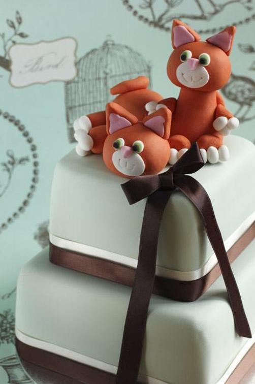 ginger cat birthday cake