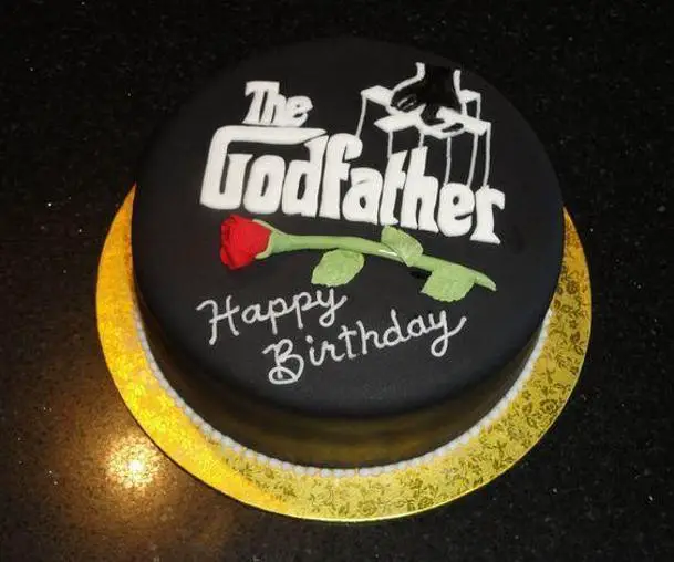 godfather birthday cake