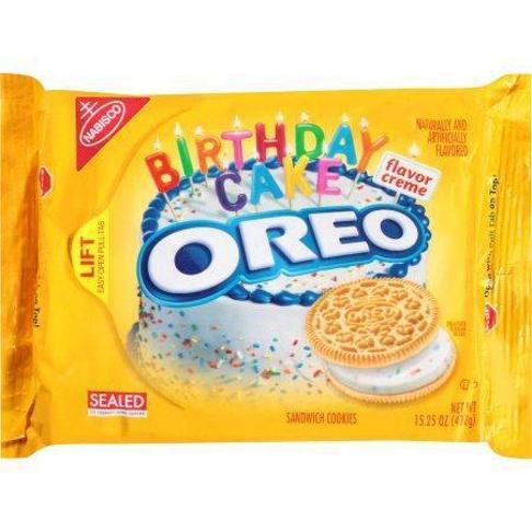 golden oreo birthday cake