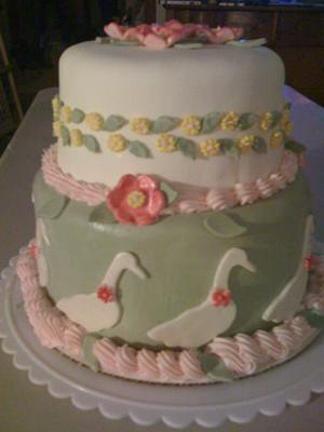 goose birthday cake