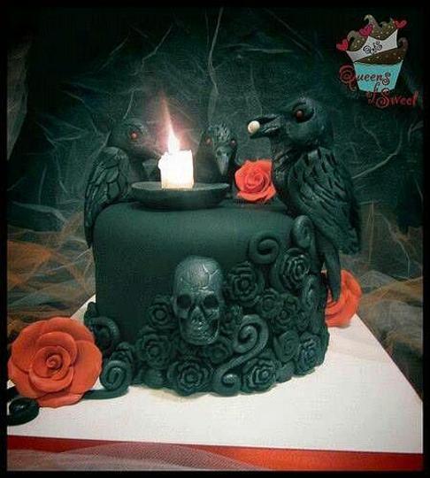 gothic birthday cakes