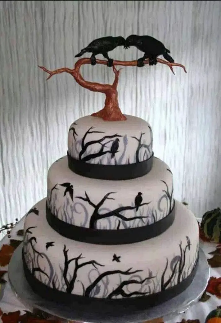gothic birthday cakes