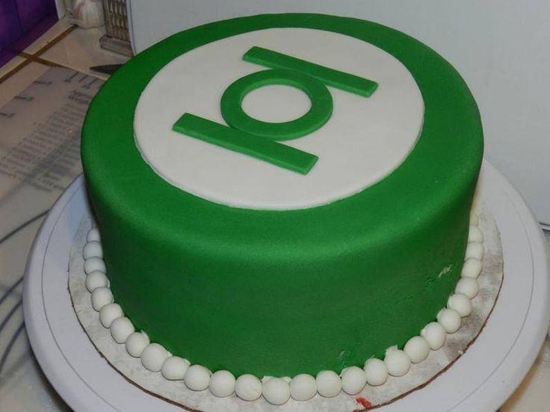 green lantern birthday cake