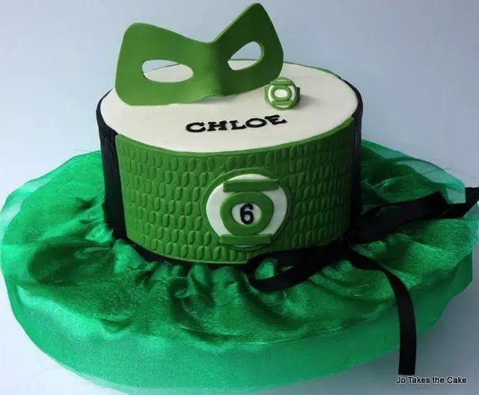 green lantern birthday cake