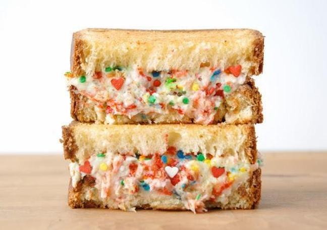 grilled cheese birthday cake