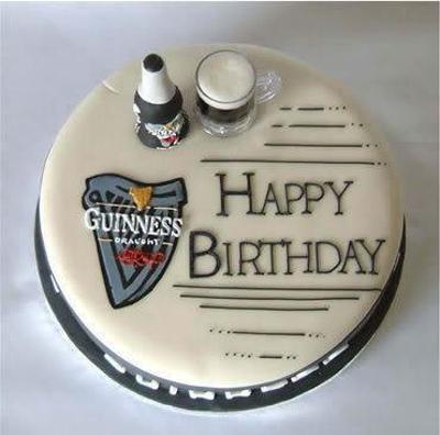 guinness beer birthday cake