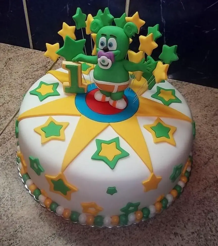 gummy bear birthday cake