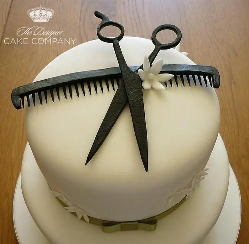 hairdresser birthday cake ideas