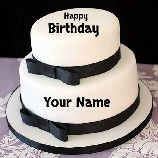 happy birthday white cake