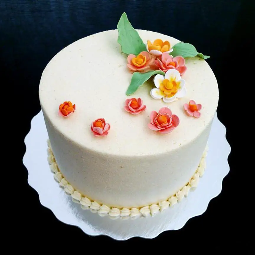 happy birthday white cake
