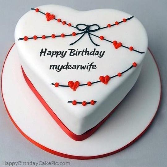 happy birthday wife cake