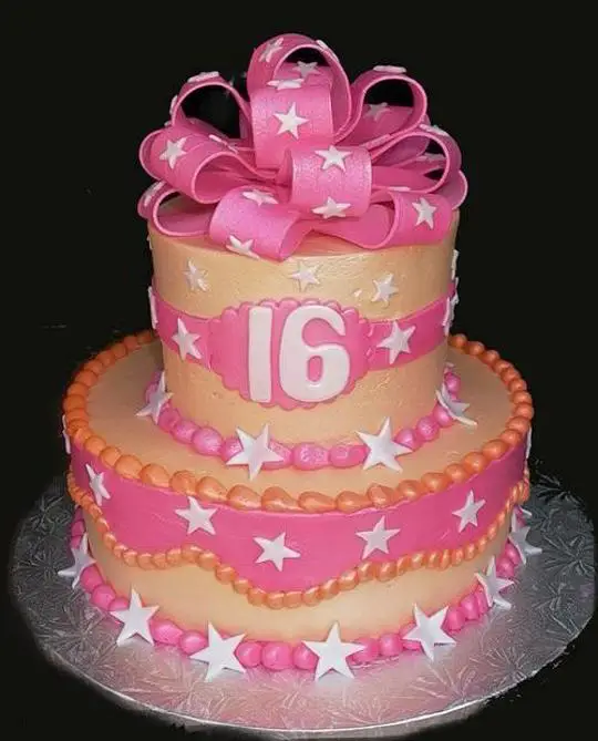 happy sweet 16 birthday cake