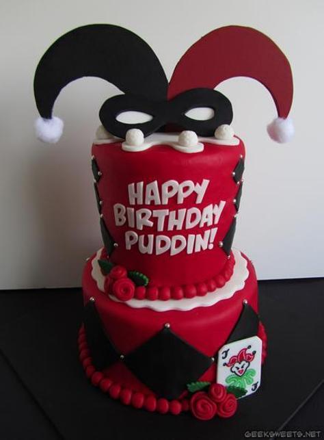 harley quinn birthday cake