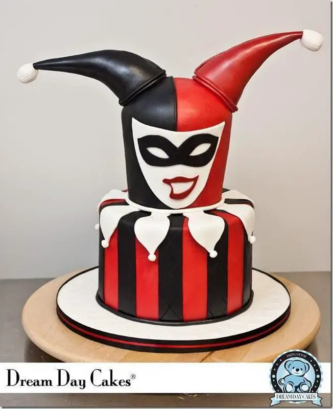 harley quinn birthday cake
