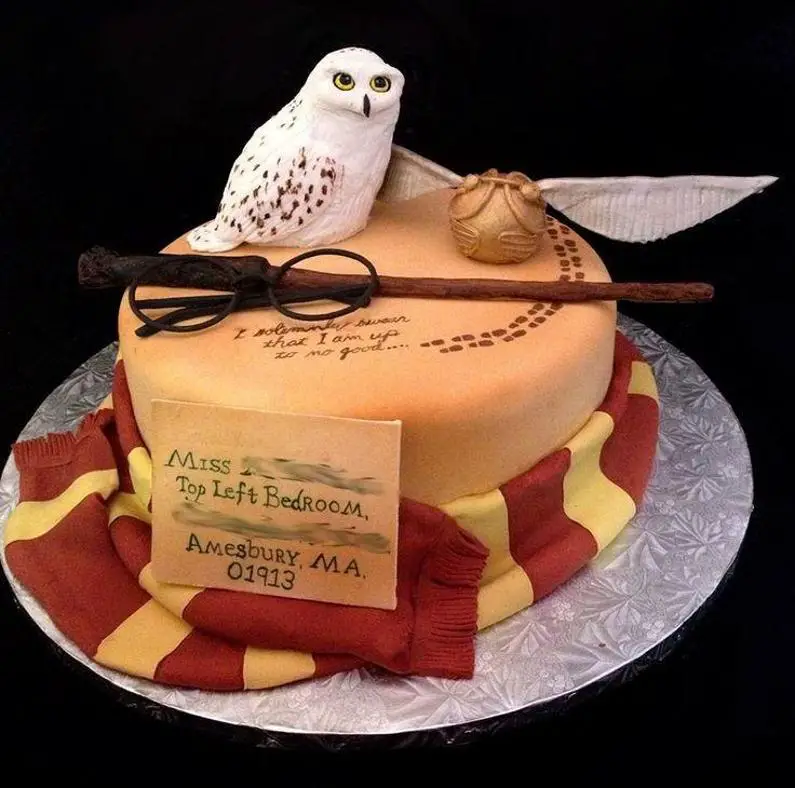 harry potter themed birthday cakes
