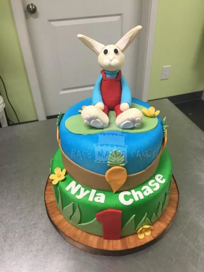 harry the bunny birthday cake