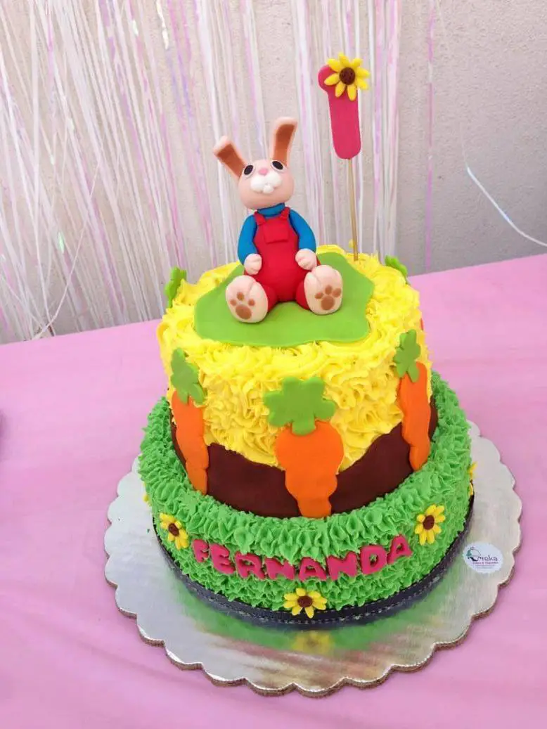 harry the bunny birthday cake